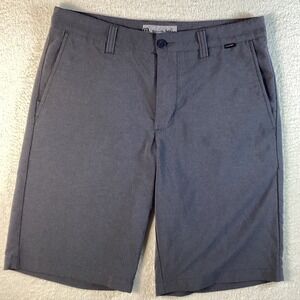 TravisMathew Mens Golf Shorts Grey Performance Stretch Size 32